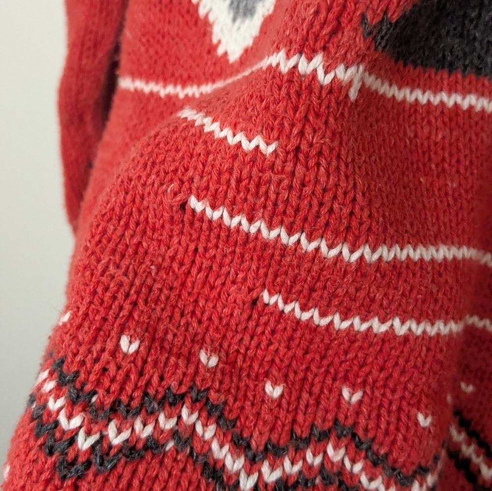 Vintage Ralph Lauren Jeans Sweater Aztec Southwestern Pullover Women L Hand Knit - Picture 8 of 10